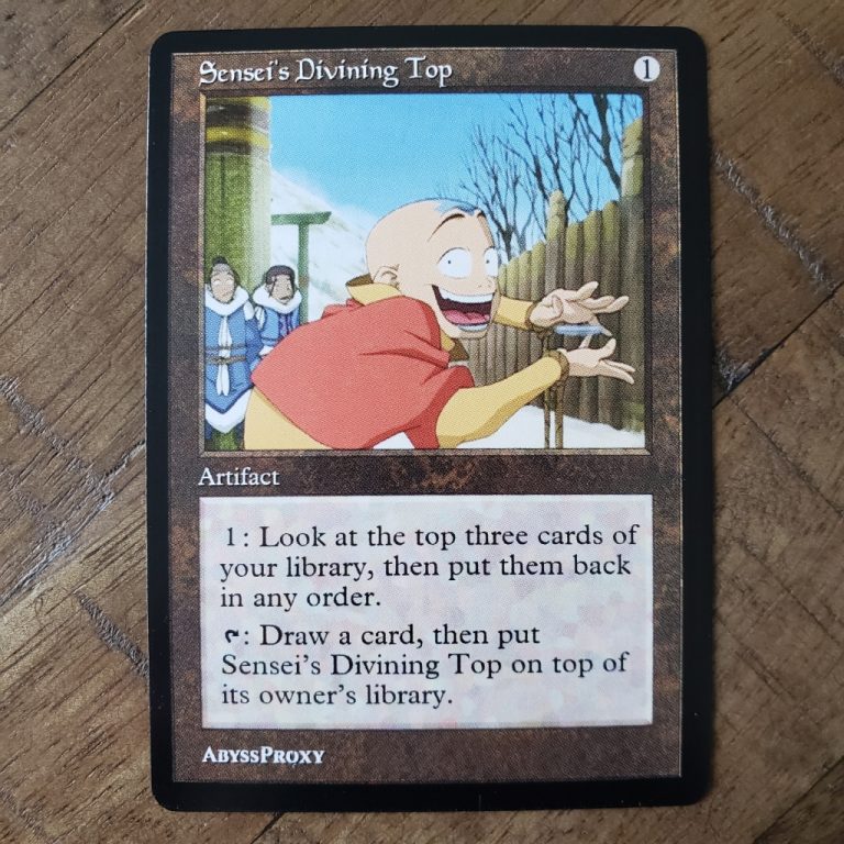 Sensei S Divining Top B Mtg Proxy Abyss Proxy Shop Enhance Your