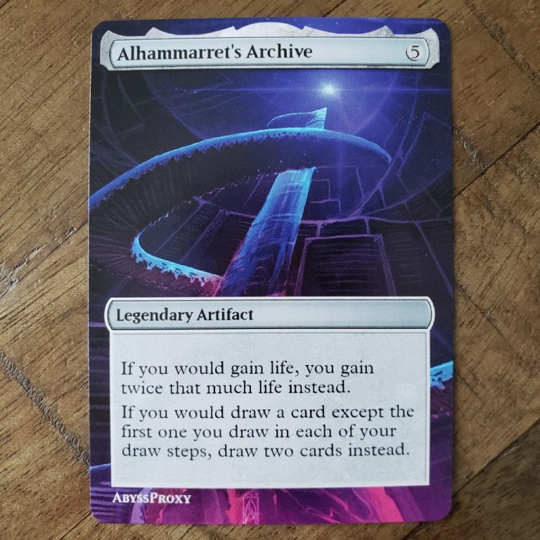 Alhammarret S Archive B Mtg Abyss Proxy Shop Enhance Your