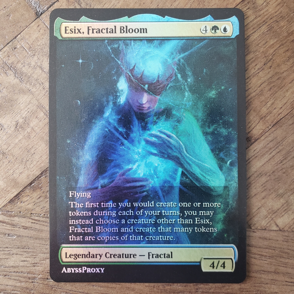 Esix Fractal Bloom A Foil Abyss Proxy Shop