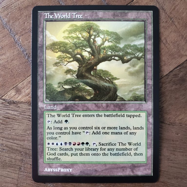 The World Tree A Mtg Abyss Proxy Shop Enhance Your Commander And