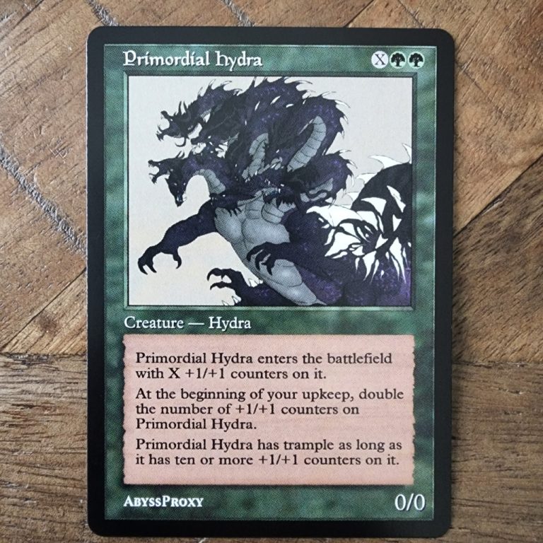 Primordial Hydra A MTG Abyss Proxy Shop Enhance Your Commander