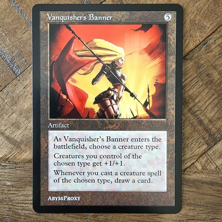 Vanquisher S Banner B Mtg Abyss Proxy Shop Enhance Your Commander