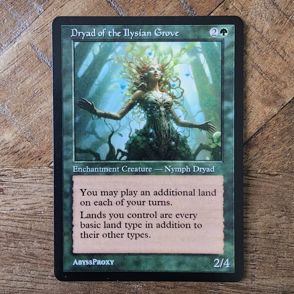 Dryad Of The Ilysian Grove A MTG Abyss Proxy Shop Enhance Your