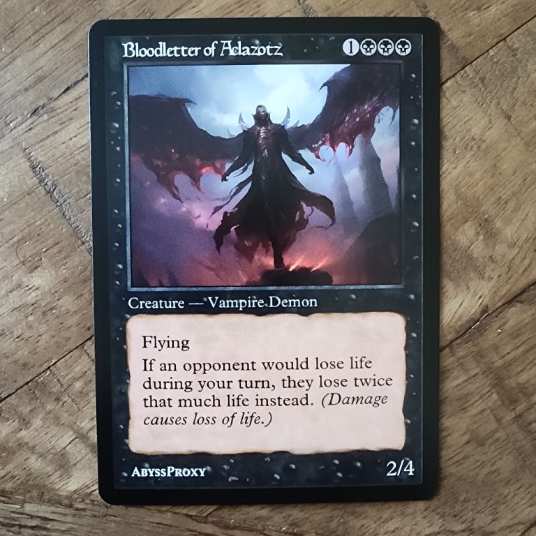 Bloodletter Of Aclazotz A MTG Proxy Abyss Proxy Shop Enhance Your