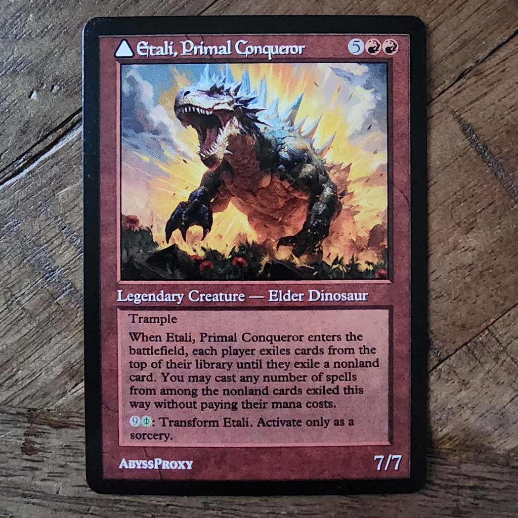 Etali Primal Conqueror Etali Primal Sickness A Mtg Proxy Abyss