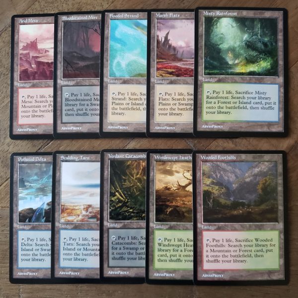 Conquering the competition with the power of 1x Fetch Land Set A 1 #mtg #magicthegathering #commander #tcgplayer Land