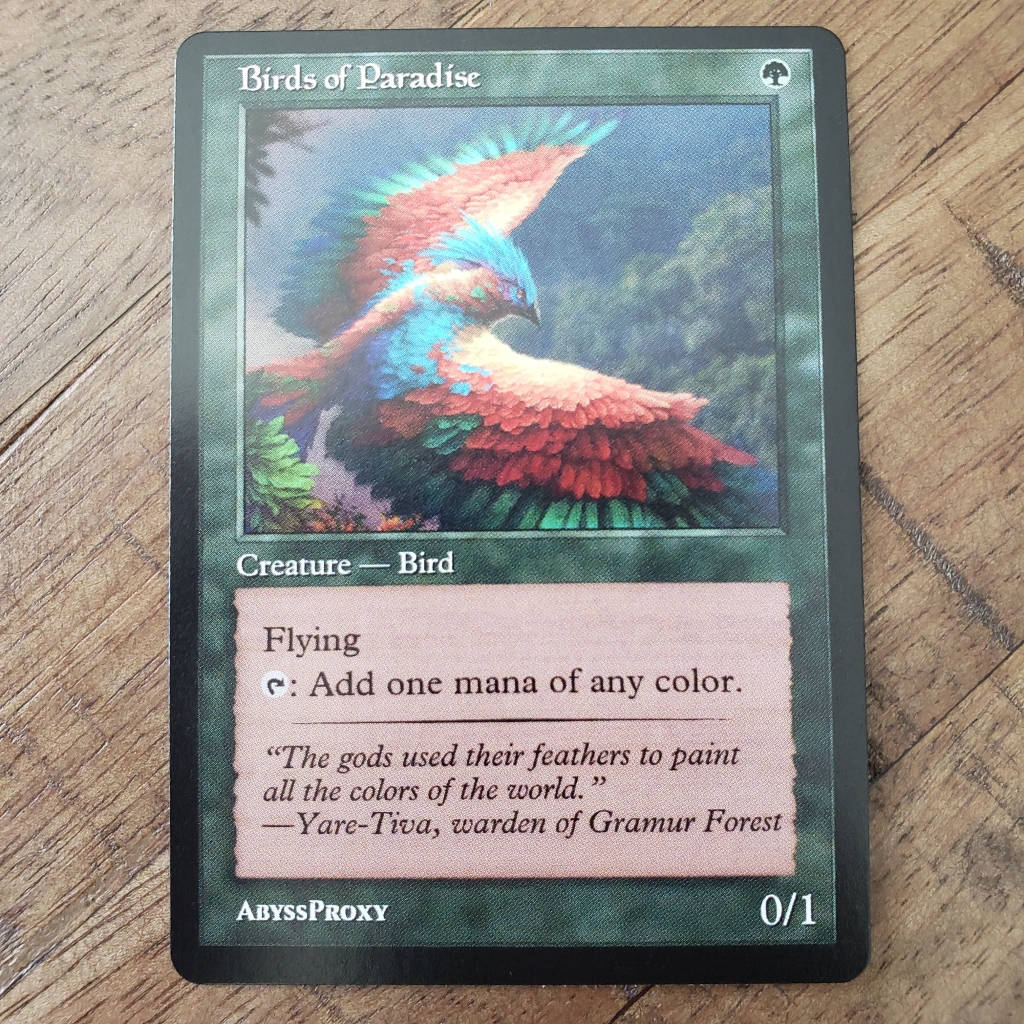 Birds of Paradise #A - MTG - Abyss Proxy Shop: Enhance Your