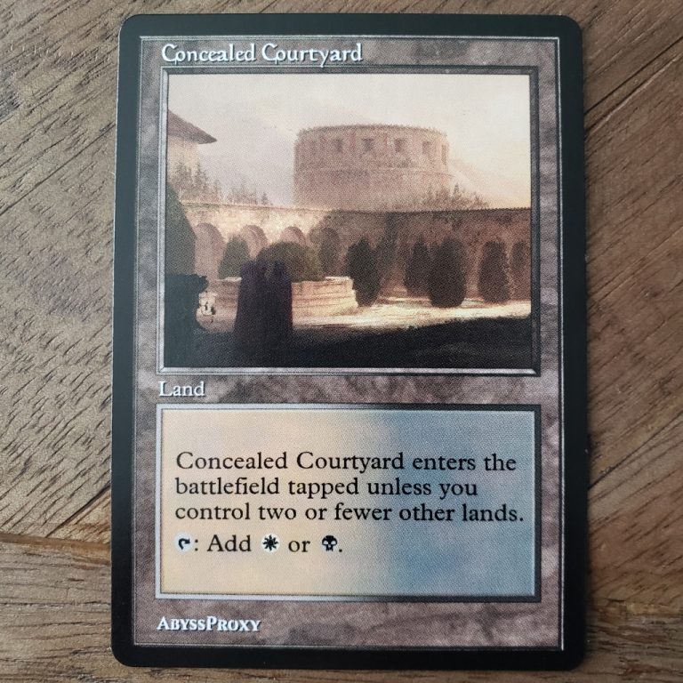 Concealed Courtyard #A - MTG - Abyss Proxy Shop: Enhance Your Commander ...