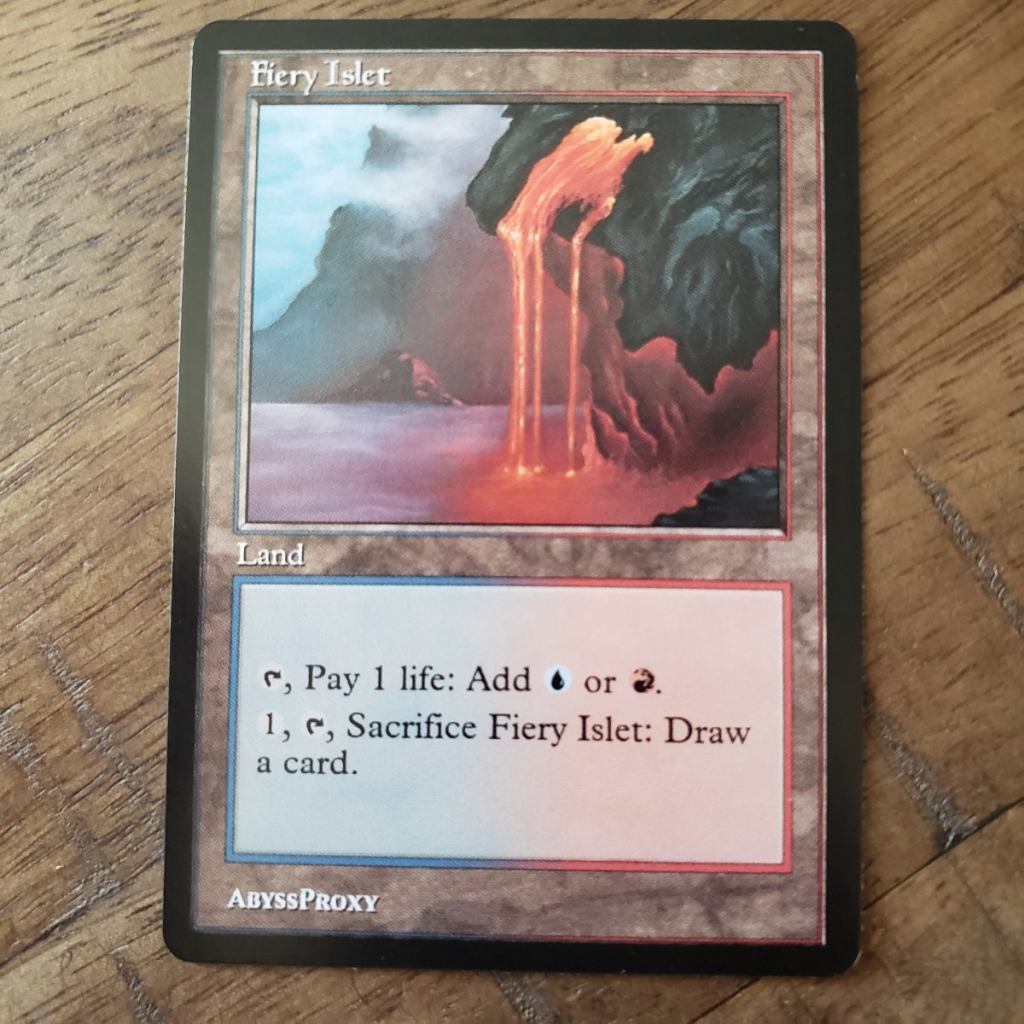 Fiery Islet #A - MTG - Abyss Proxy Shop: Enhance Your Commander and EDH ...