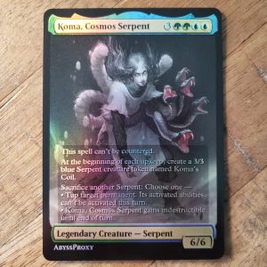 Conquering the competition with the power of Koma Cosmos Serpent A #mtg #magicthegathering #commander #tcgplayer Commander