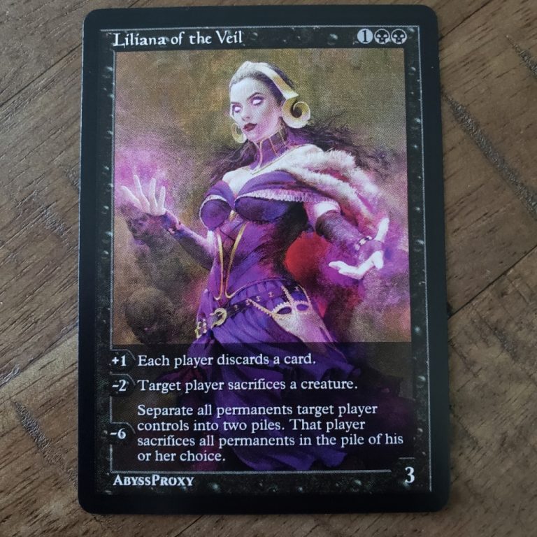 Liliana of the Veil #A - MTG - Abyss Proxy Shop: Enhance Your Commander ...