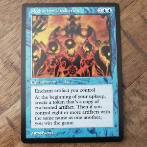 Conquering the competition with the power of Mechanized Production A #mtg #magicthegathering #commander #tcgplayer Blue