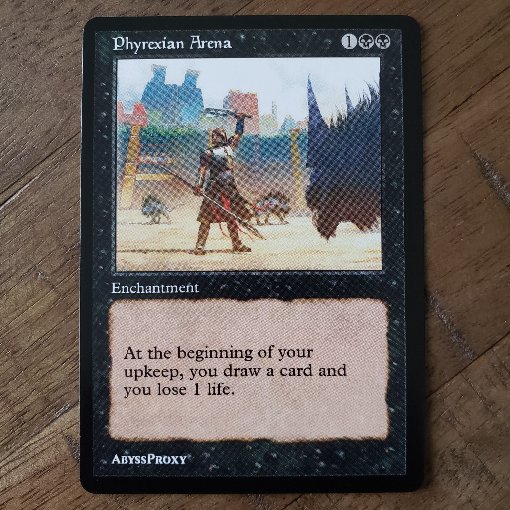 Phyrexian Arena #B - MTG - Abyss Proxy Shop: Enhance Your Commander and ...