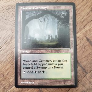 Conquering the competition with the power of Woodland Cemetery A #mtg #magicthegathering #commander #tcgplayer Land