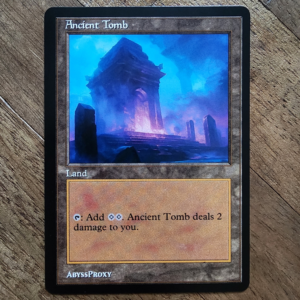 Ancient Tomb #A - MTG Proxy - Foil