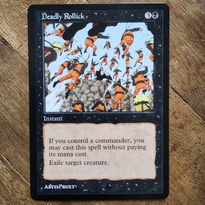 Conquering the competition with the power of Deadly Rollick #B #mtg #magicthegathering #commander #tcgplayer Black
