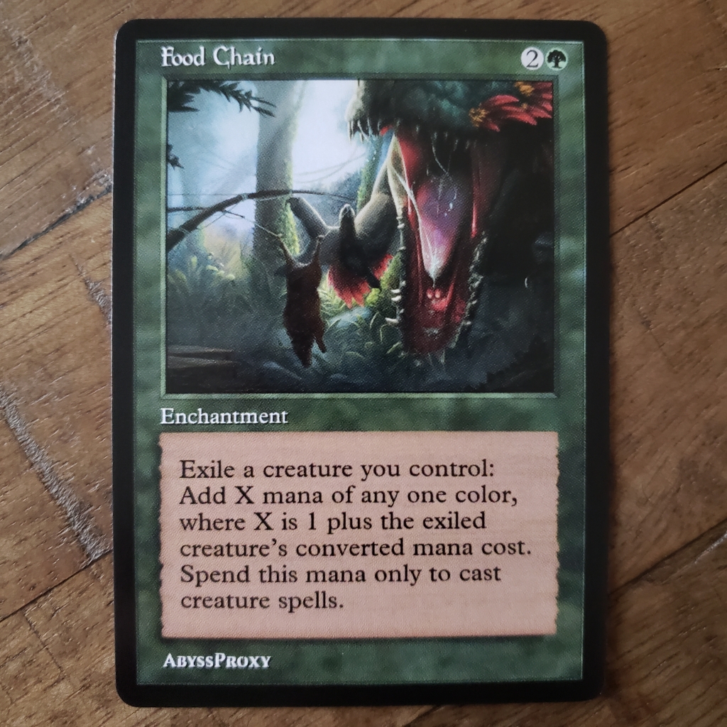 Food Chain #B - MTG - Abyss Proxy Shop: Enhance Your Commander And EDH ...