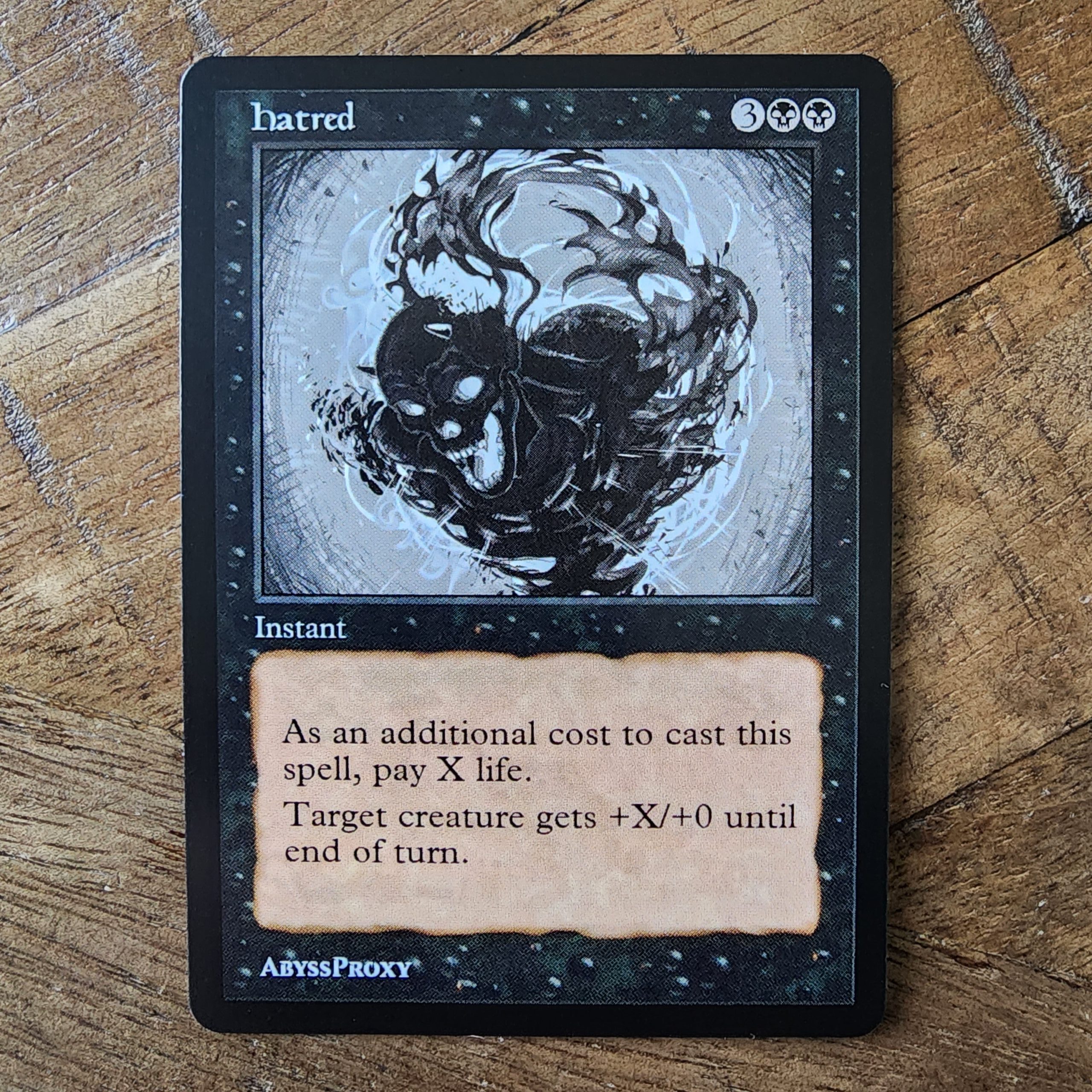 Hatred #A - MTG - Non-Foil