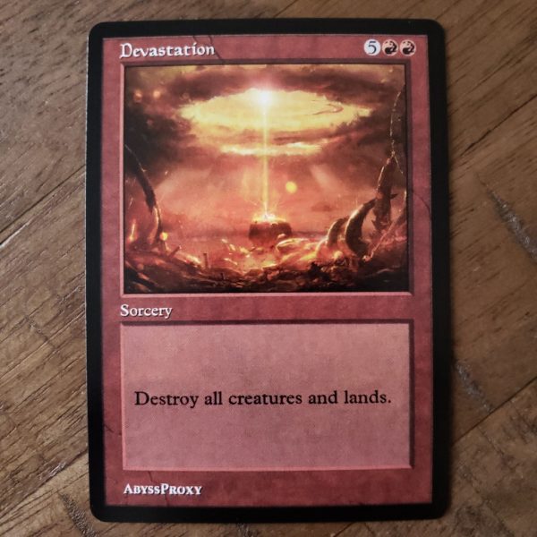 Conquering the competition with the power of Devastation A #mtg #magicthegathering #commander #tcgplayer Red