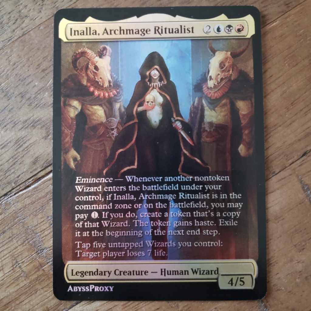 Inalla, Archmage Ritualist #A - Foil - MTG - Abyss Proxy Shop: Enhance ...