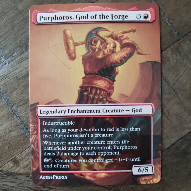 Purphoros, God of the Forge #B - MTG - Abyss Proxy Shop: Enhance Your ...