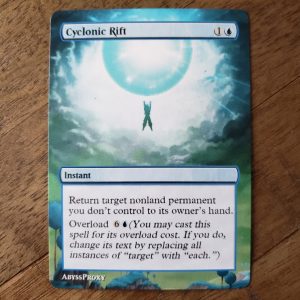 Conquering the competition with the power of Cyclonic Rift D #mtg #magicthegathering #commander #tcgplayer Blue