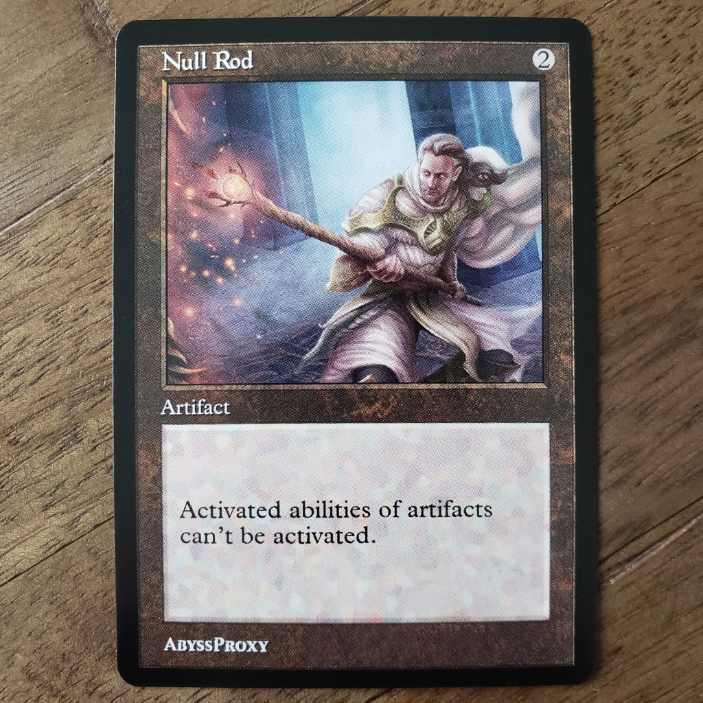 Null Rod #A - MTG - Foil