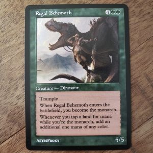 Conquering the competition with the power of Regal Behemoth A #mtg #magicthegathering #commander #tcgplayer Creature