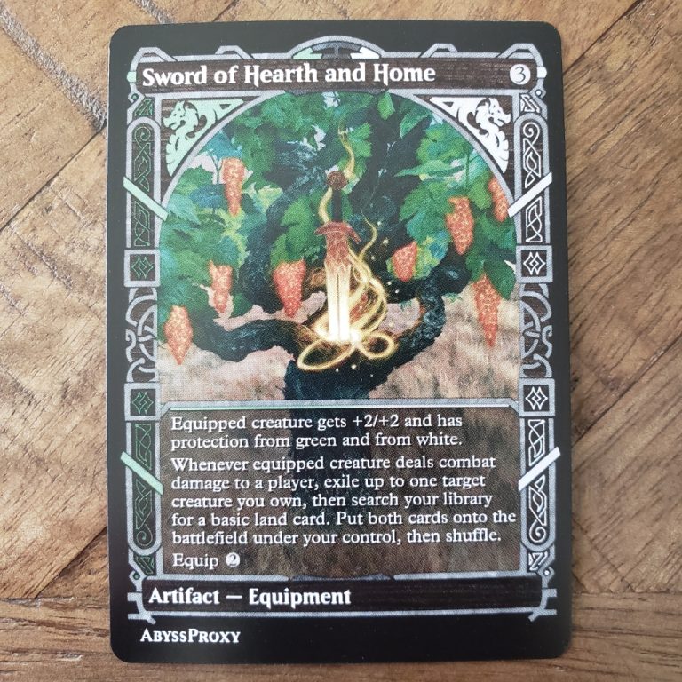 Sword Of Hearth And Home #B - MTG - Abyss Proxy Shop: Enhance Your ...