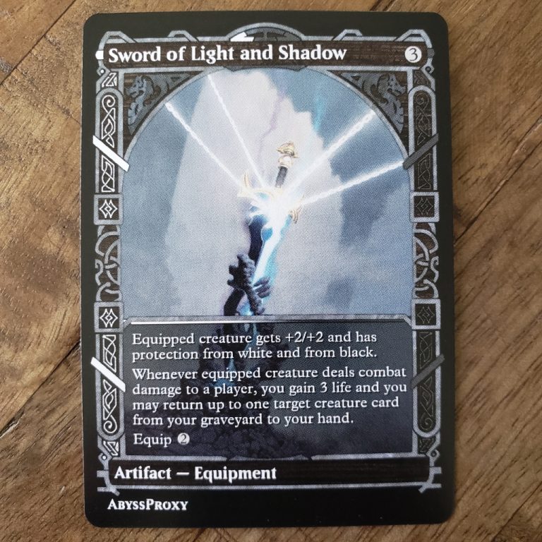 Sword Of Light And Shadow #B - MTG - Abyss Proxy Shop: Enhance Your ...