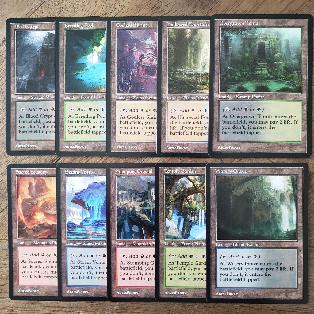 安い割引 Foil マジック：ザ・ギャザリング Shocklands set Sultai 