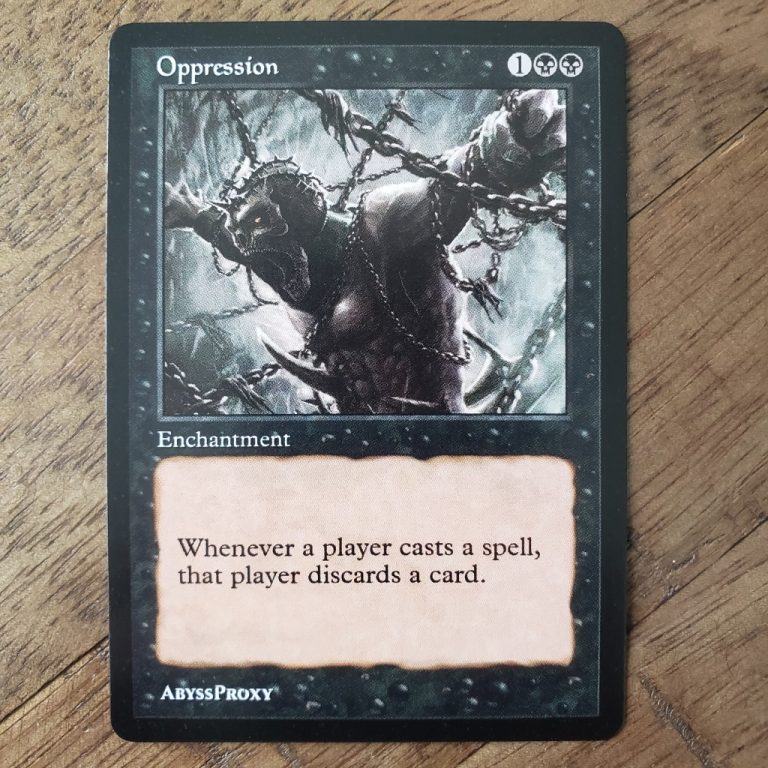 Oppression #A - MTG - Abyss Proxy Shop: Enhance Your Commander and EDH ...