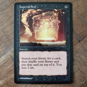 Conquering the competition with the power of Imperial Seal A #mtg #magicthegathering #commander #tcgplayer Black