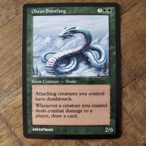 Conquering the competition with the power of Ohran Frostfang A #mtg #magicthegathering #commander #tcgplayer Creature