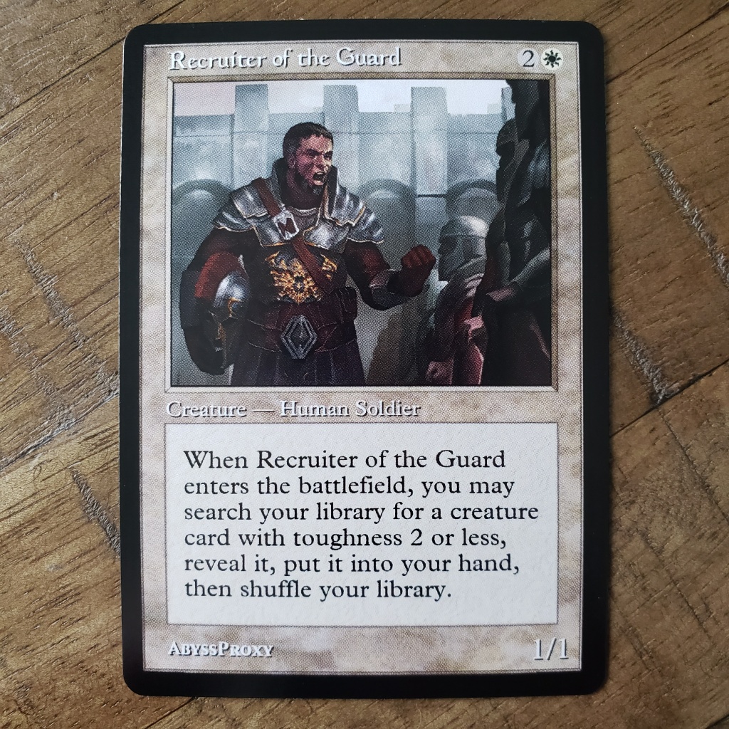 正規品直輸入】ヤフオク! - MTG 護衛募集員/Recruiter of the Guard