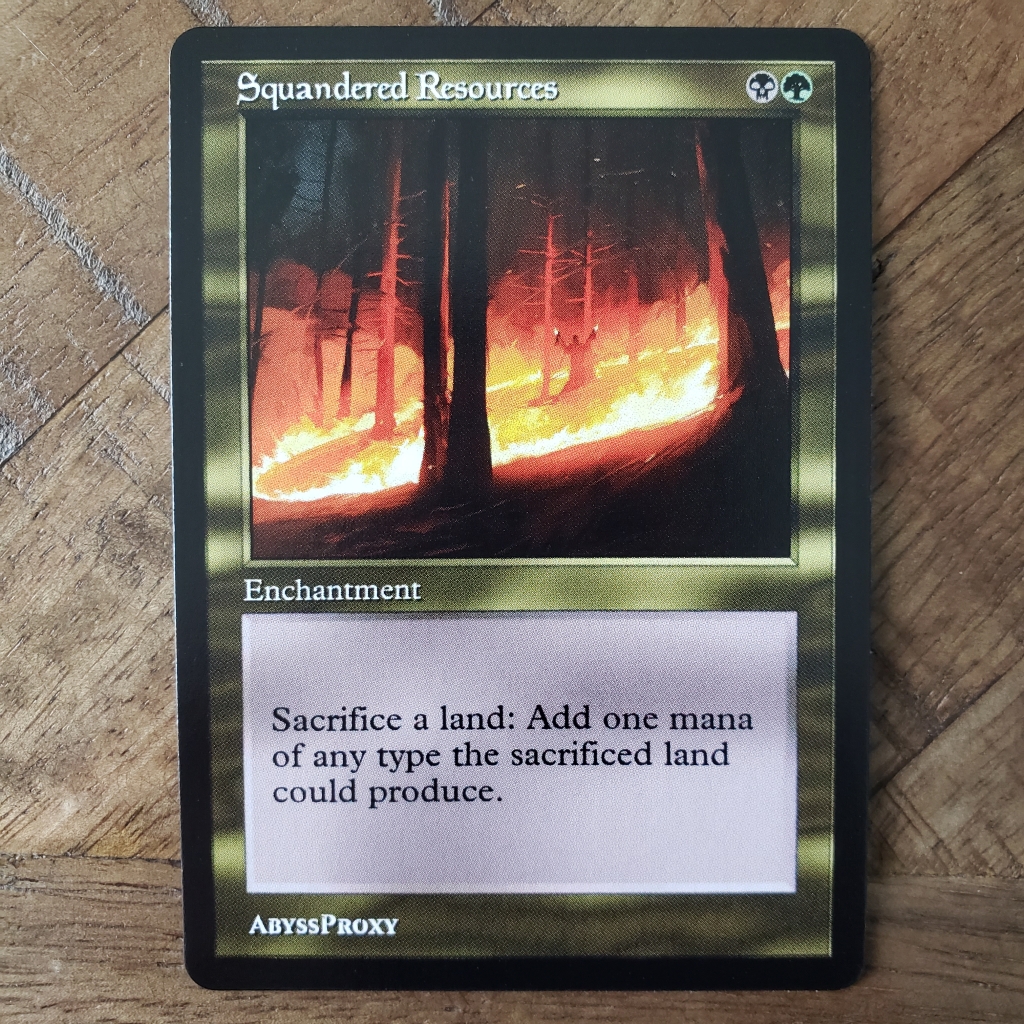 Hot Squandered Resources MTG magic cards x4