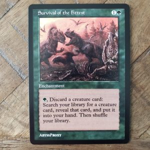 Conquering the competition with the power of Survival of the Fittest B #mtg #magicthegathering #commander #tcgplayer Enchantment