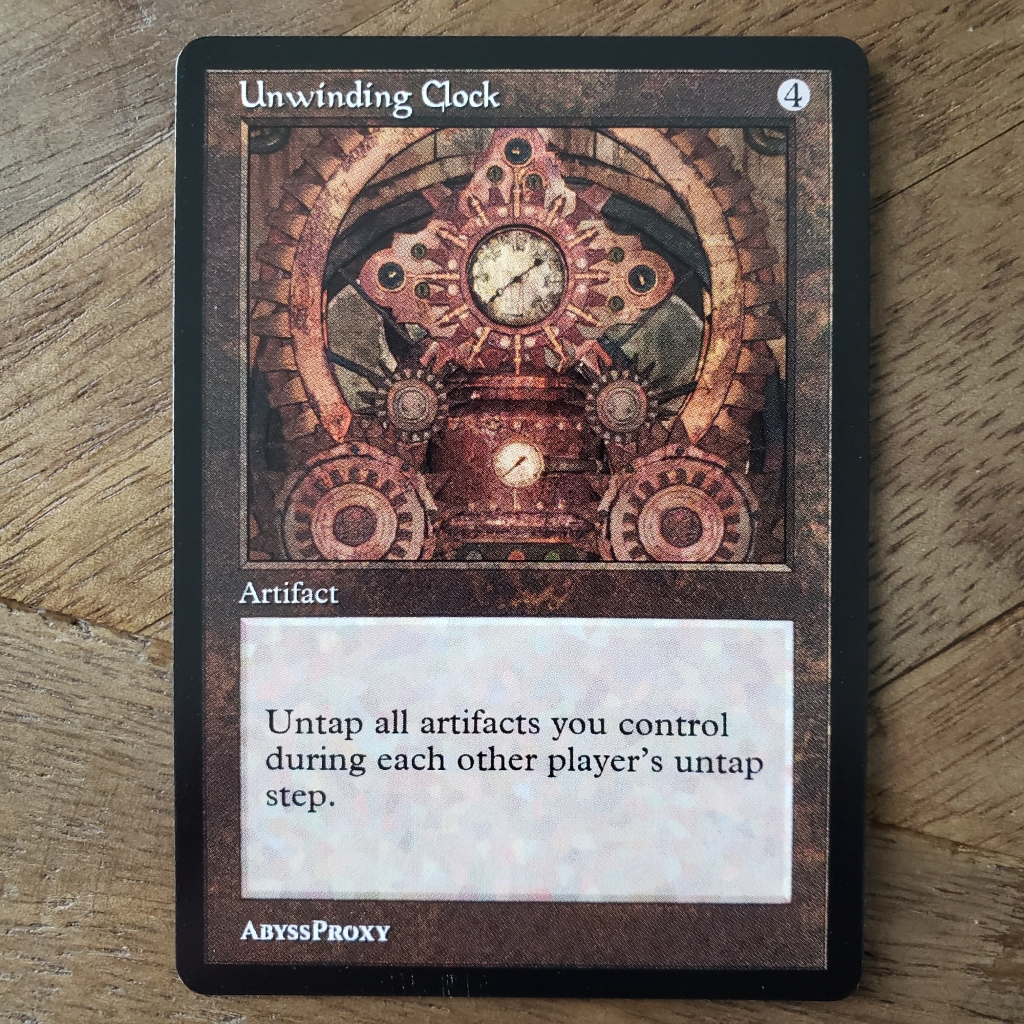 Unwinding Clock #A - MTG Discontinued - Abyss Proxy Shop: Enhance Your ...