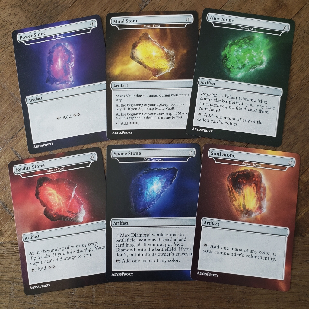 1x Mana Rock Set - Abyss Proxy Shop