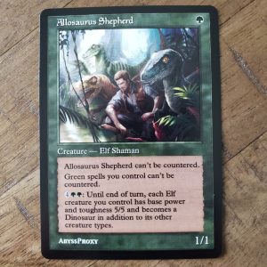 Conquering the competition with the power of Allosaurus Shepherd B #mtg #magicthegathering #commander #tcgplayer Creature