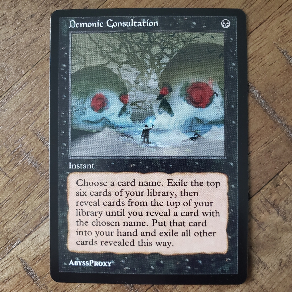 Demonic Consultation #A - MTG - Non-Foil