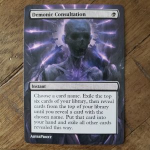 Conquering the competition with the power of Demonic Consultation B #mtg #magicthegathering #commander #tcgplayer Black