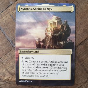Conquering the competition with the power of Nykthos Shrine to Nyx B #mtg #magicthegathering #commander #tcgplayer Extended Art