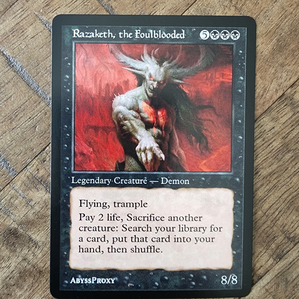 Razaketh, the Foulblooded #A - MTG - Foil