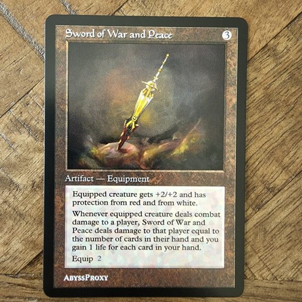 Conquering the competition with the power of Sword of War and Peace A #mtg #magicthegathering #commander #tcgplayer Artifact