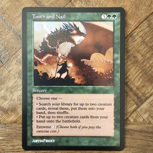 Conquering the competition with the power of Tooth and Nail A #mtg #magicthegathering #commander #tcgplayer Green