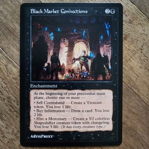 Conquering the competition with the power of Black Market Connections #A #mtg #magicthegathering #commander #tcgplayer Black