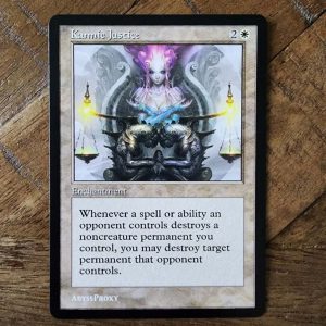 Conquering the competition with the power of Karmic Justice A #mtg #magicthegathering #commander #tcgplayer White