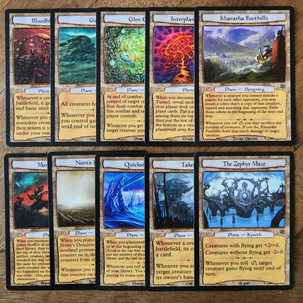 1x Planechase Set #A - MTG - Abyss Proxy Shop: Enhance Your Commander ...