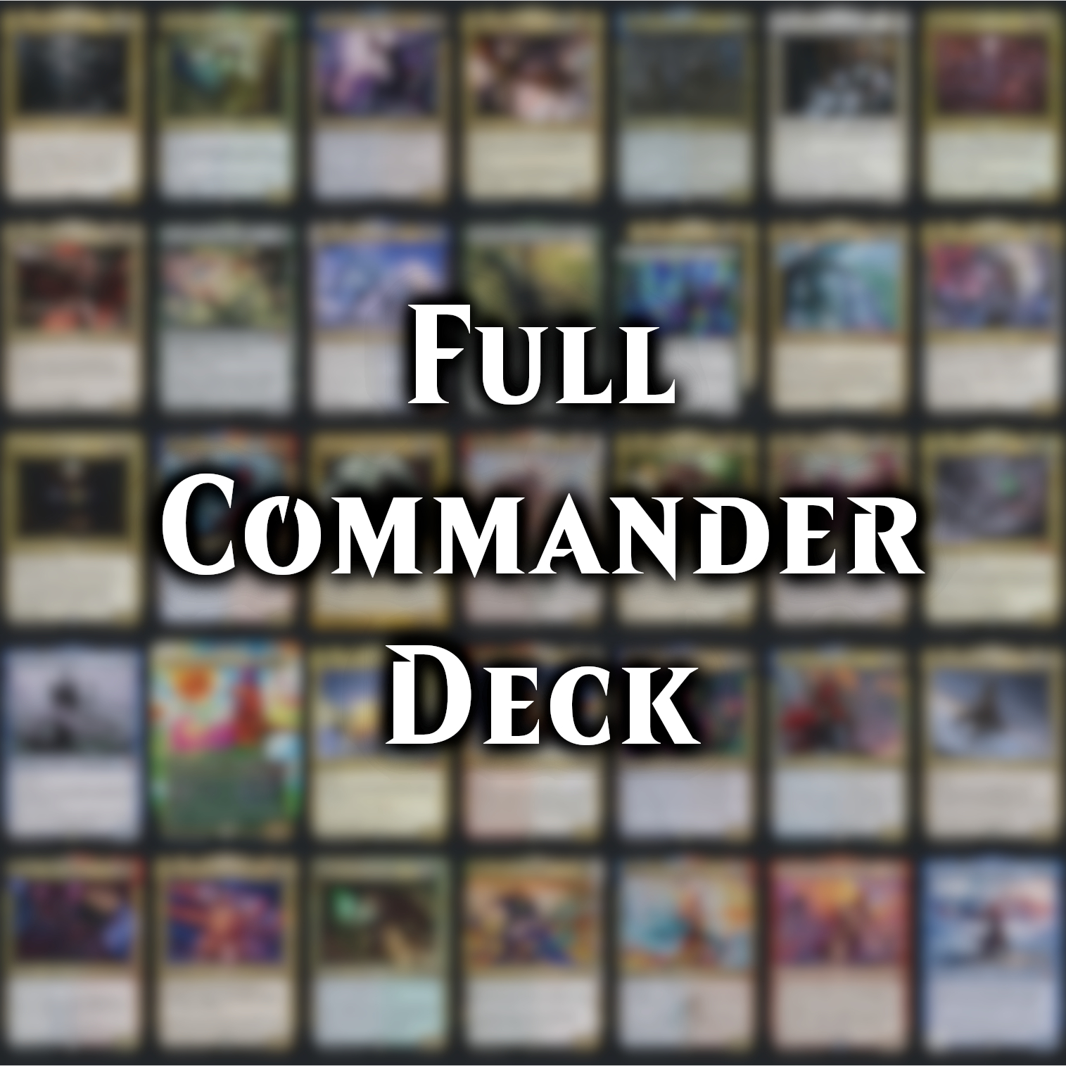 MTG Commander Deck - Abyss Proxy Shop: Enhance Your Commander And EDH ...